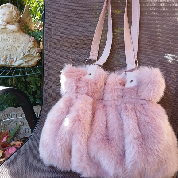 Women's faux fur purse - Picture 3 of 8